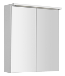 KAWA STRIP galerka s LED osvětlením 60x70x22cm, bílá