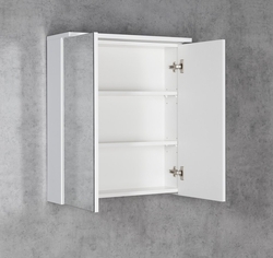 KAWA STRIP galerka s LED osvětlením 60x70x22cm, bílá