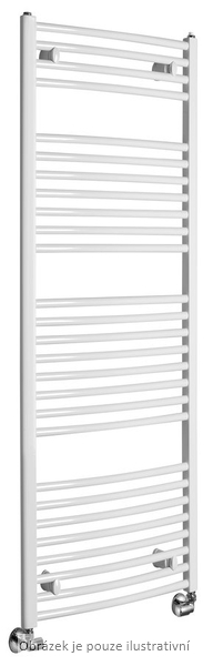 ORBIT otopné těleso s bočním připojením 600x1850 mm, bílá